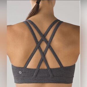 LULULEMON GREY ENERGY BRA